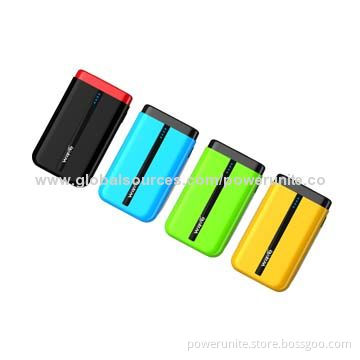 Dual-USB Output Ports Portable Power Banks for Smartphones with 9,000mAh Actual Capacity